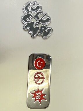 lululemon athletica Pin Set in Crater Blue & Lulu Red